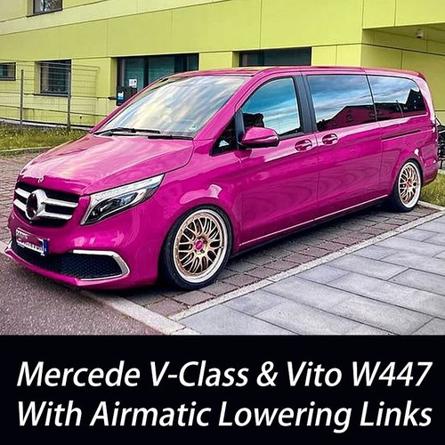 Kit de eslabones de bajada ajustables Airmatic Maybach para Mercedes Benz Clase V W447 - Imagen 5 de 9