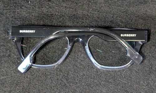 Monturas para gafas Burberry B 2306 3805 negras transparentes degradadas 52-19-145 hechas en Italia - Imagen 2 de 9
