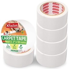 XFasten Double Sided Carpet Tape for Area Rugs - Heavy Duty Residue-Free Rug ...