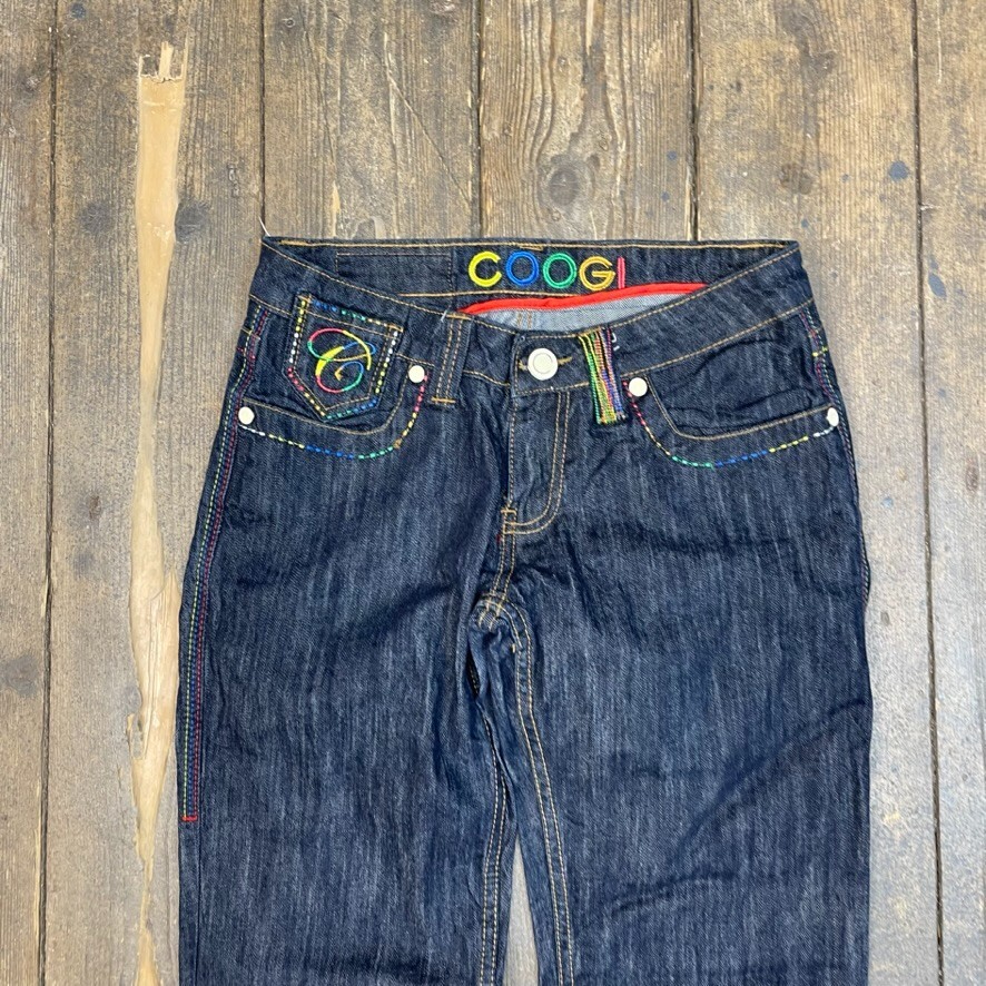 Coogi Jeans Womens Straight Fit Denim Hip Hop Skinny Leg Pants, Blue, 26” image 3