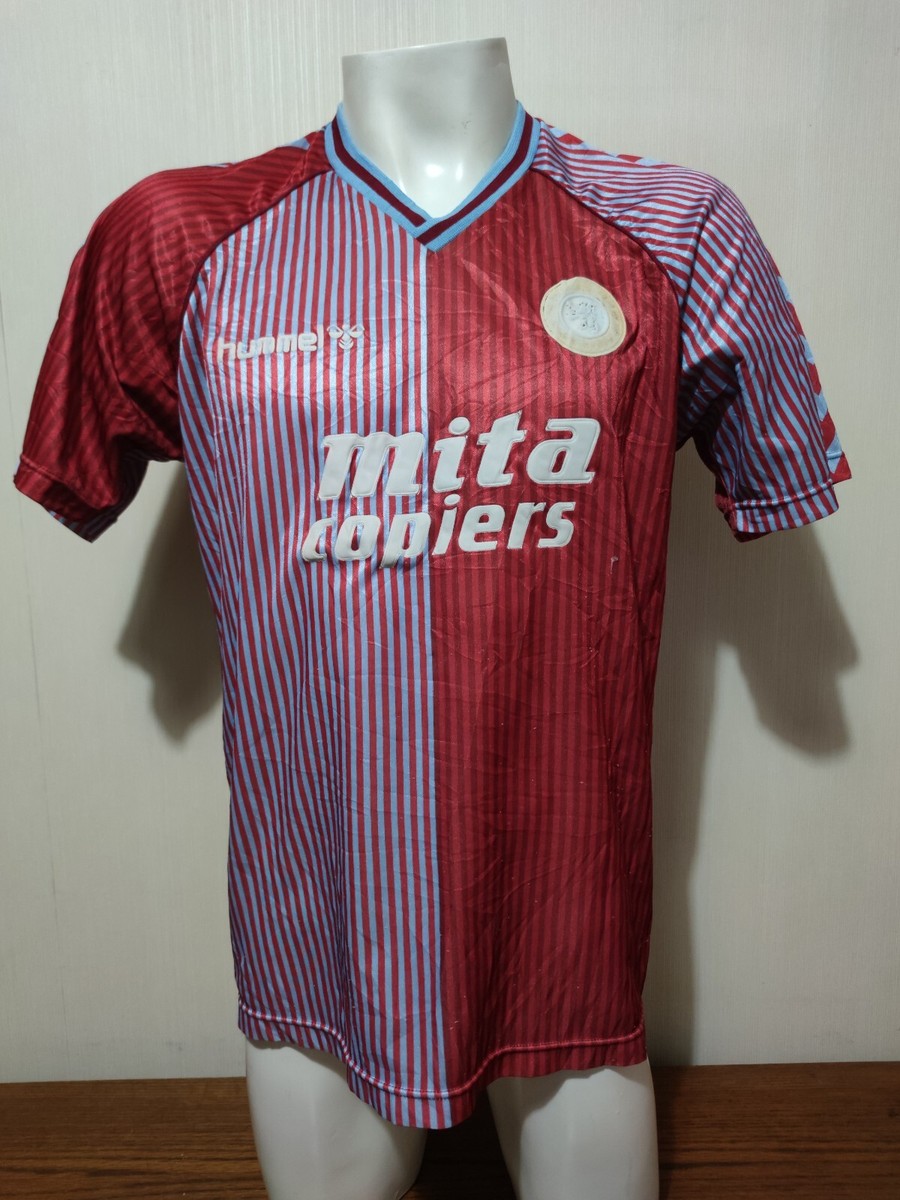 ウェア Hummel Aston Villa FC football shirts Home Shirt Aston Villa hummel 1987-1989 Jersey | eBay UK
