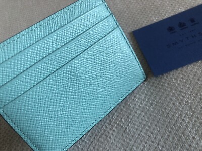 Smythson Of Bond Street Panama Envelope Card Case/Purse in 