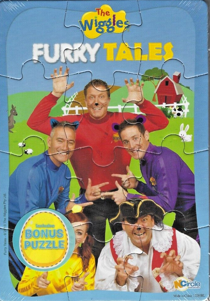 The Wiggles: Furry Tale NEW! DVD, With Puzzle ,21 Songs Animals