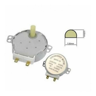Motorino motore piatto rotante forno microonde rotante alberino 17mm 4 watt  | eBay