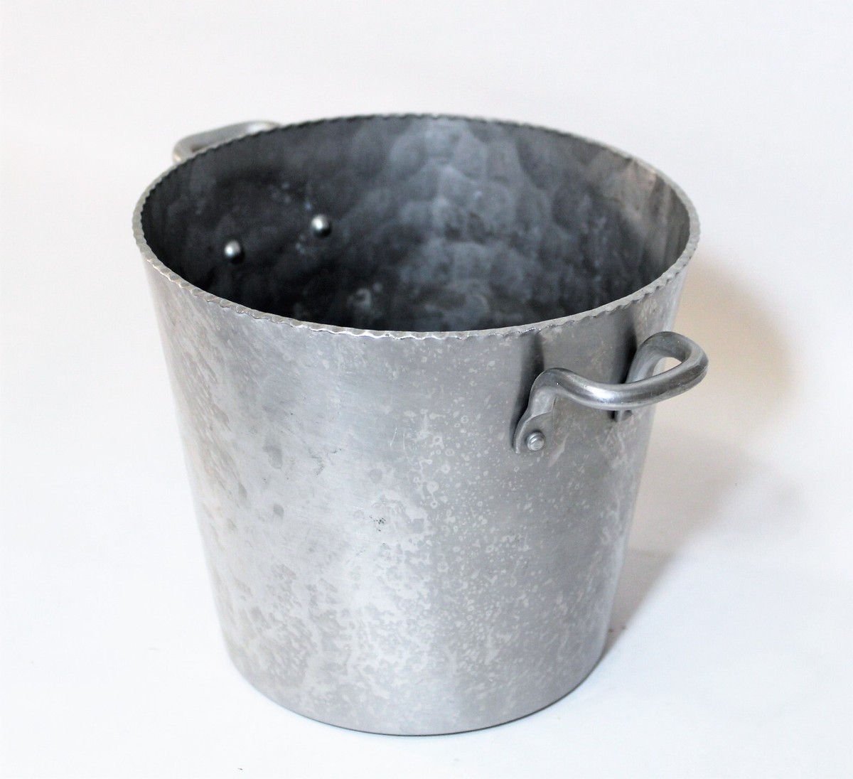 Vintage Hammered Aluminum Hand Forged Ice Bucket Handles | eBay