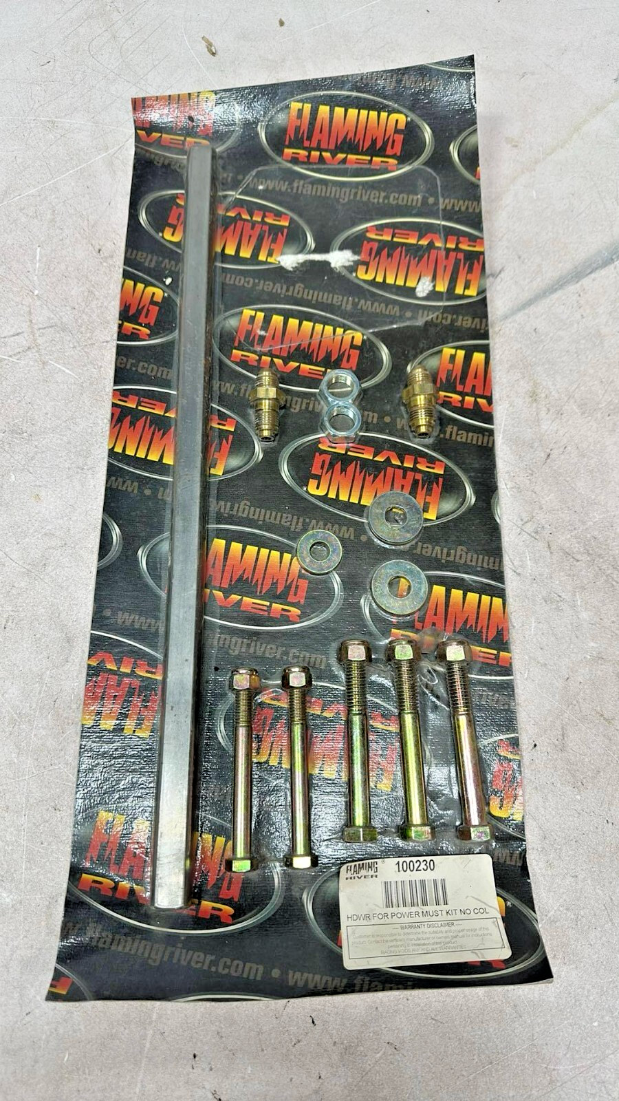 Flaming river part #100230 HDWR For Power Must Kit No Col