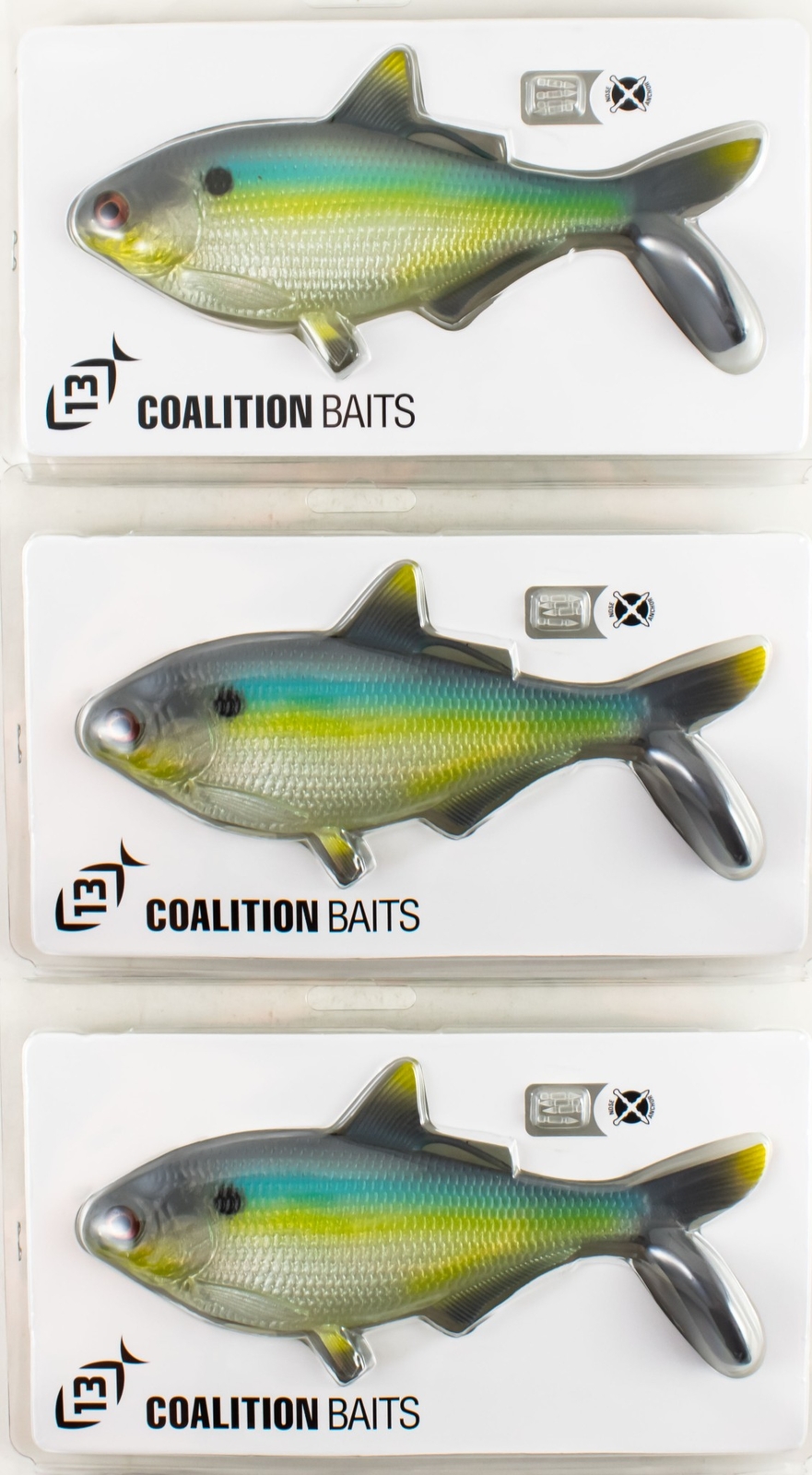 (LOT OF 3) 13 FISHING COALITION BAMF SHAD 8