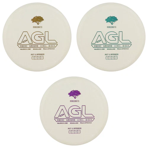 AGL Disc Golf Woodland Superglow Manzanita Putter 3/3/0/2 - Choose Exact