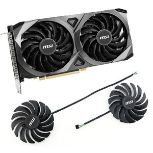 Pour MSI RX6700XT RX6600XT MECH 2X PLD10010B12HH Refroidisseur pour ventilateur de refroidissement de cartes graphiques