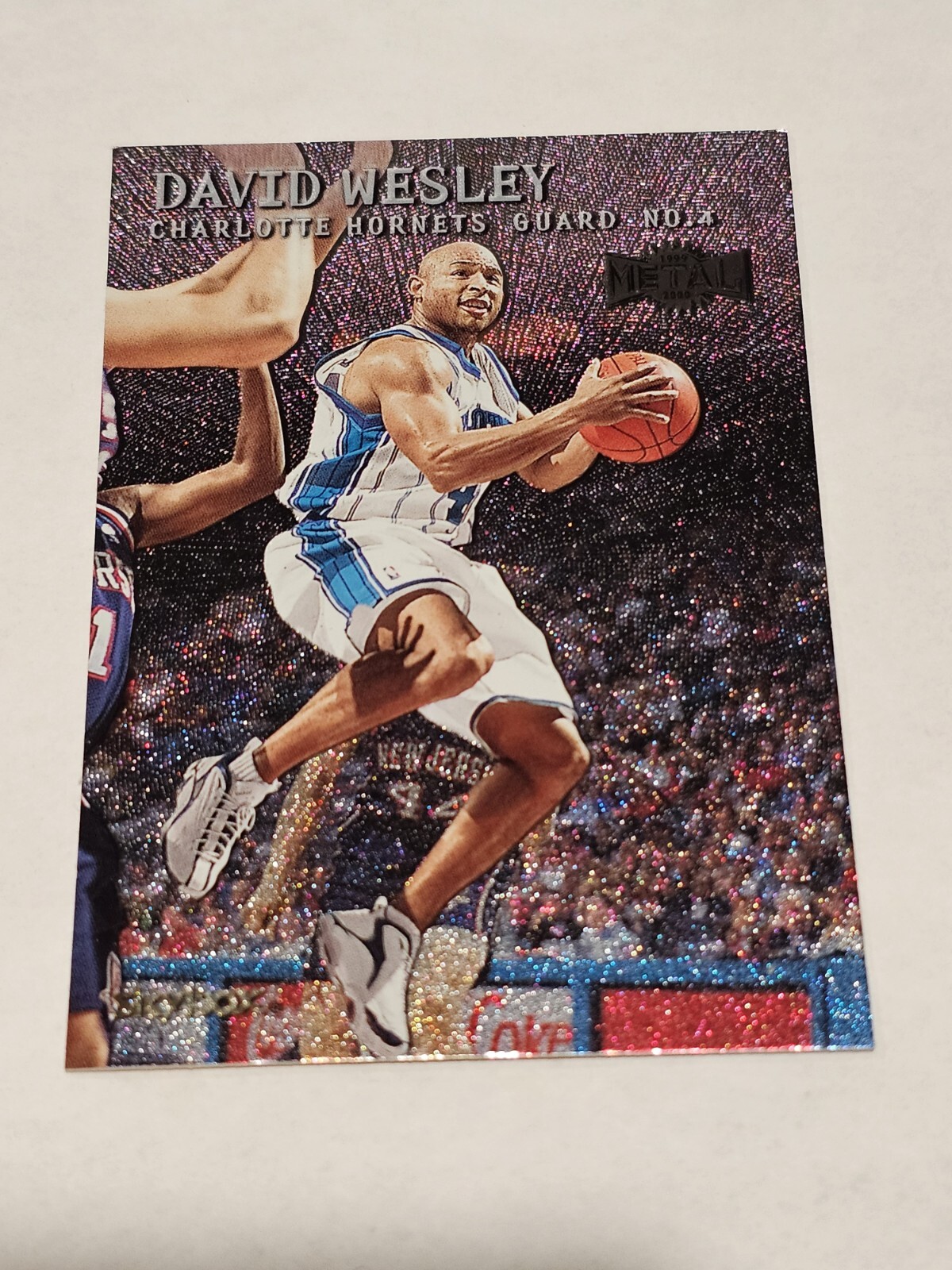 2000 Skybox Metal David Wesley #61 Charlotte Hornets