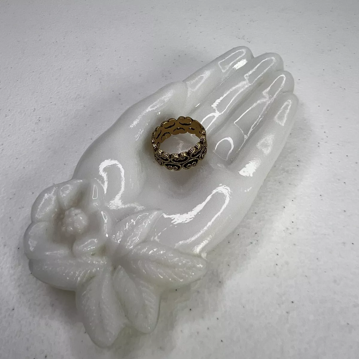 Hand shaped ring dish sale