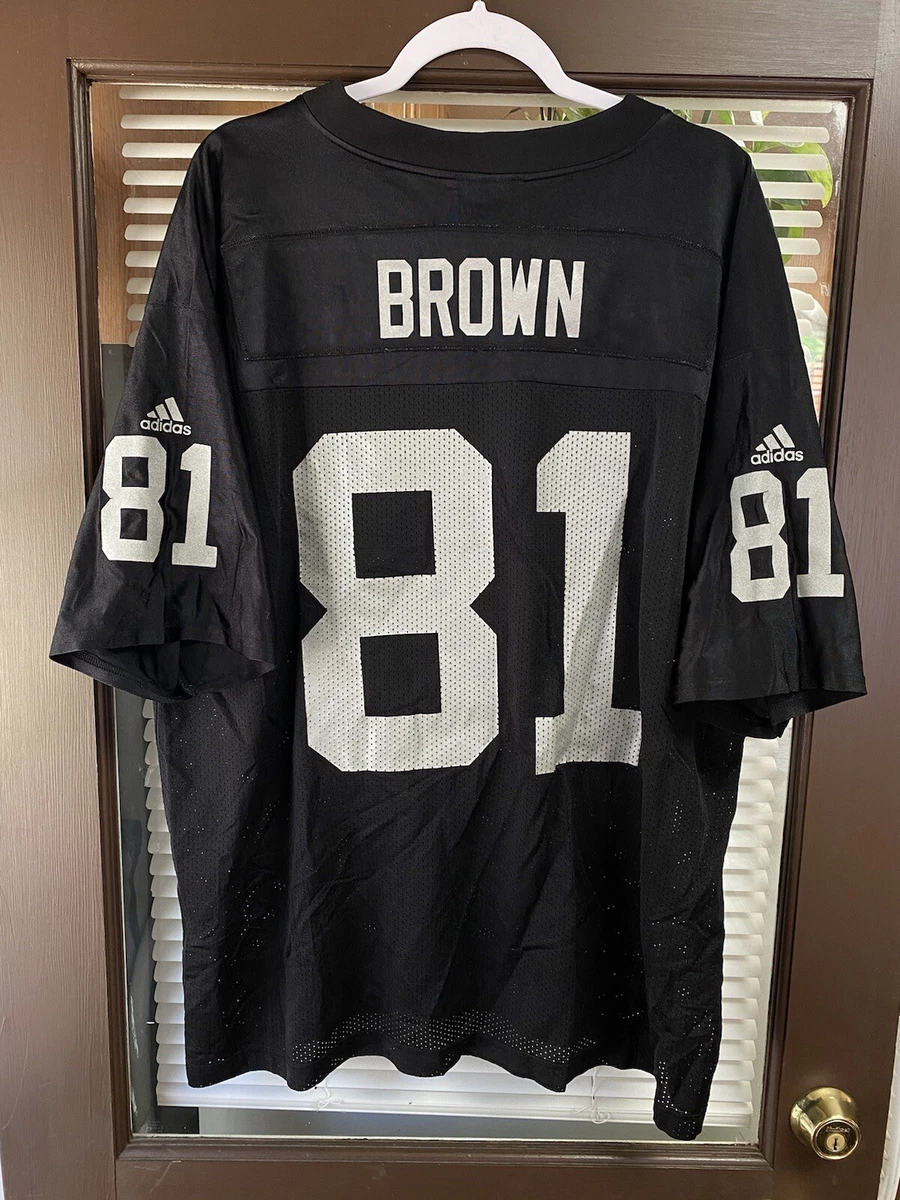 Vintage 90s Oakland Raiders Tim Brown #81 Adidas NFL Football Jersey Las  Vegas