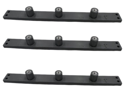 QTY 3 / Bracket Plate 12-B-45 15 Rev 01 / 3 Threaded Post / 4 Mounting Hole