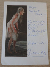 Handschriftliches Autogramm Schauspielerin und S&auml;ngerin Wiebke Puls (113345)