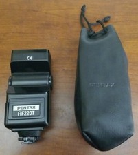 Pentax AF220T Black Battery Operated Removable Shoe Mount Flash - D08
