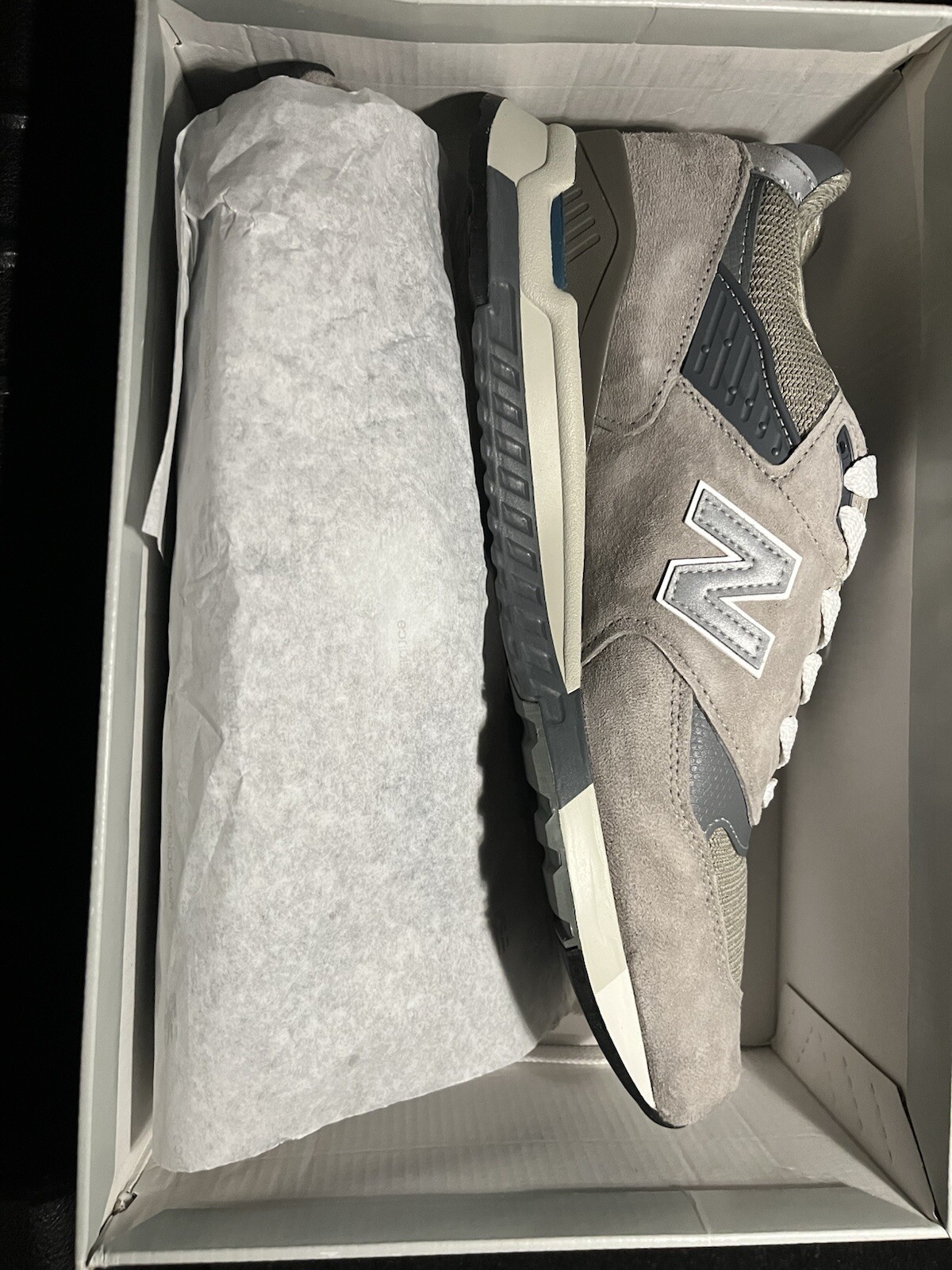 New Balance 998 Mens Sneakers Casual Shoes Made In USA Grey White U998GR