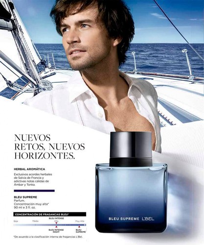 L'Bel Bleu Supreme Men Perfume Herbal Aromatic High Concentration 3 oz - Picture 6 of 9