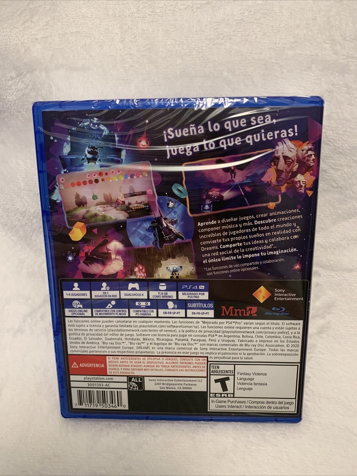 Dreams PS4/PlayStation 4- Spanish Case text Game New &amp; Sealed 711719503446 | eBay