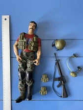Vintage 1996 Hasbro GI JOE 12 Inch Action Figure Sgt Bazooka Fully Articulated
