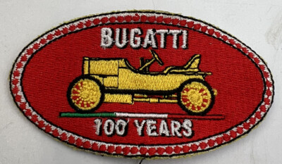 Bugatti 100 Year Anniversary Patch Very Rare | eBay