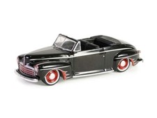 1947 Ford Deluxe Convertible Black Diecast 164 Scale Model - Greenlight 63060a