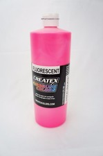 Createx Airbrush Colors 5407 Fluorescent Hot Pink 32oz. water-based paint