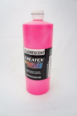 Createx Airbrush Colors 5407 Fluorescent Hot Pink 32oz. water-based paint 