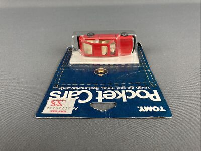 RARE Tomica Tomy Pocket Cars Japan Toyota Celica 2000GT Red - NIB