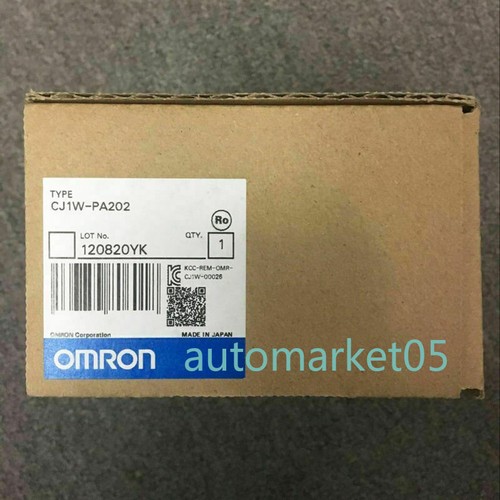 OMRON CJ1W-PA202 CJ1WPA202 Power Supply Unit 100-240VAC New in Box Free Ship - Picture 2 of 6