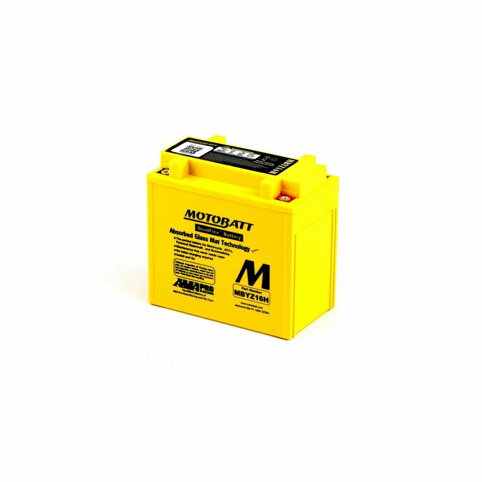 Motobatt MBYZ16H AGM Motorcycle Battery for Yamaha XJ 900 S Diversion 95-03