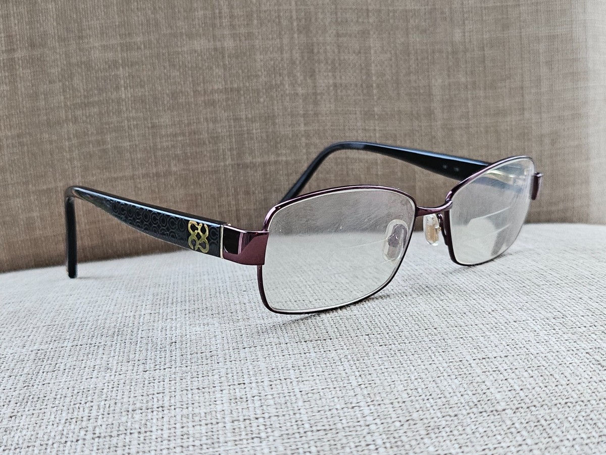 Coach Eyeglasses Frame LOUISE 1009 Dark Brown 54[]15 135 Glasses