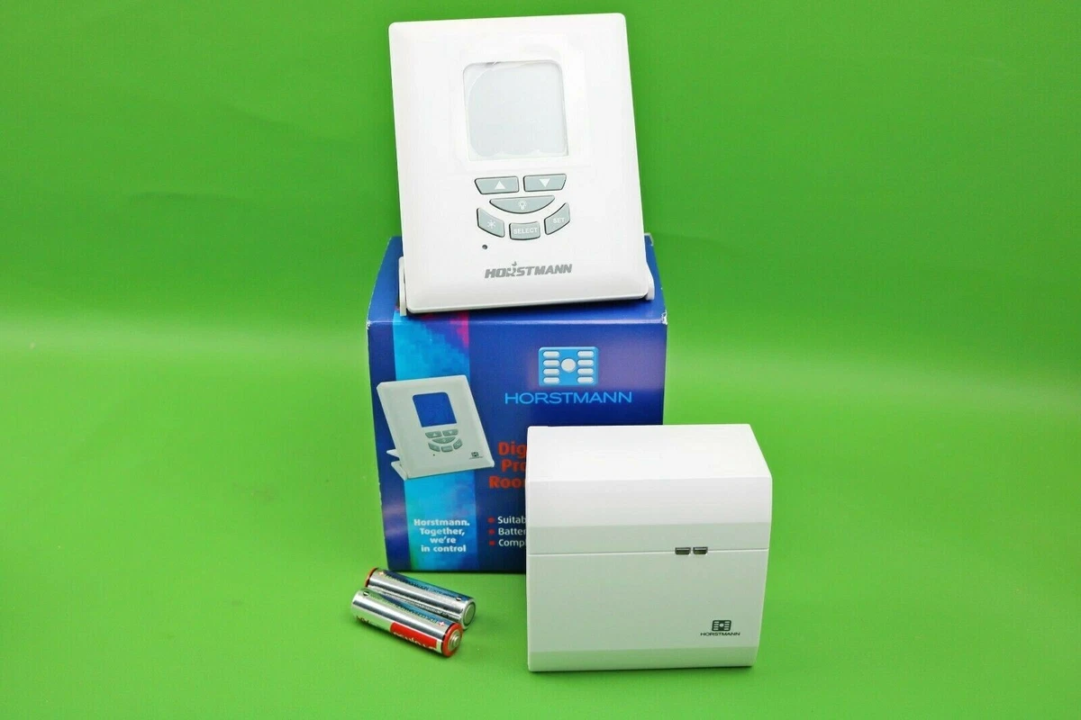 Horstmann HRFS-1 Wireless RF Digital Programmable Room Thermostat u0026amp;  Receiver | eBay