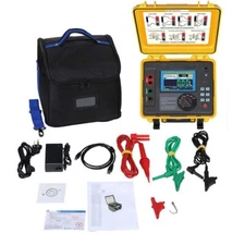 Digital 10KV High Voltage Insulation Tester with 0.5MΩ to 20TΩ 1000 Groups Data
