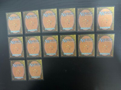 MTG 14X JAPANESE MIRAGE MOUNTAIN MAGIC THE GATHERING BASIC LAND