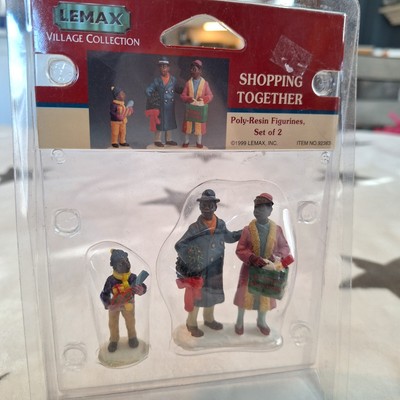 Lemax Village Collection 1999 Shopping Together #92363 Retired Poly-Resin Figure