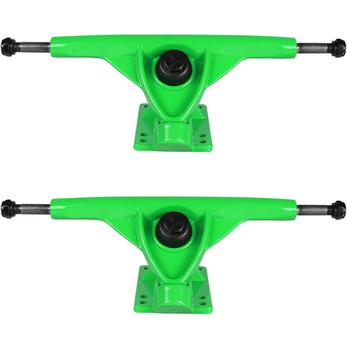 Longboard 181mm Retromarcia Kingpin Verde Camion 76mm Viola Ruote con Cuscinetti e - Foto 2 di 4