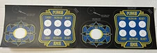 Laminated Capcom Button Layout Arcade Control Panel Overlay (cpo)