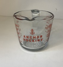 Anchor Hocking Glass Measuring Cup 16oz Ounce 1 Cup Made In USA