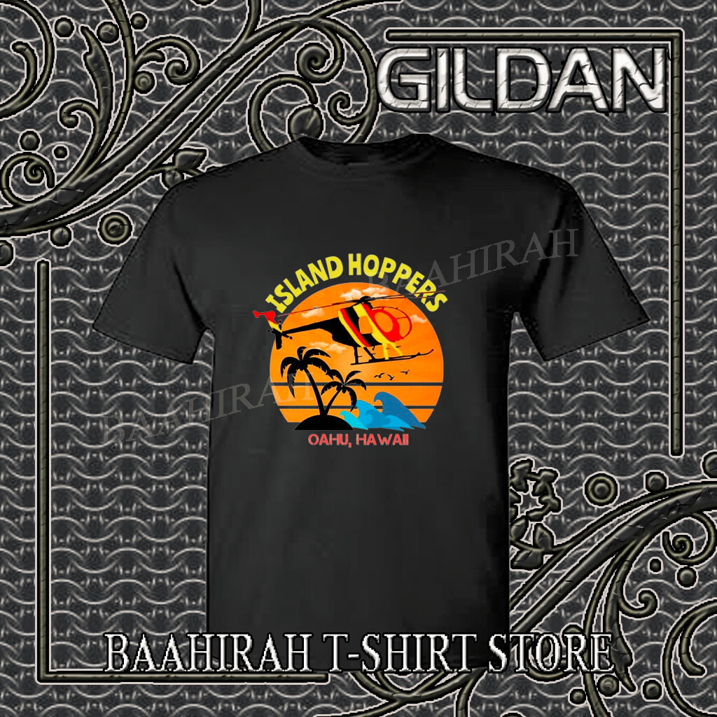 New Shirt Island Hoppers Magnum PI Logo Funny T-Shirt Size S to 