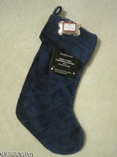 2010 PUPPY'S FIRST CHRISTMAS STOCKING W/ PHOTO FRAME ORNAMENT~SWAROVSKI CRYSTALS