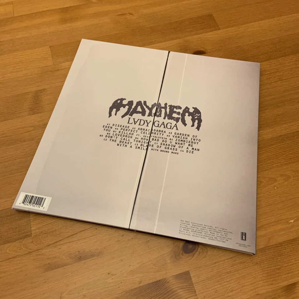 LADY GAGA - MAYHEM Exclusive Fan First Violet/Purple 2xLP Sold Spotify Ball Tour - Image 2 of 4