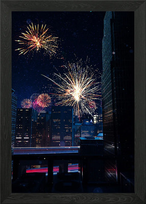 Celebration Framed Wall Art Poster Canvas Print Picture