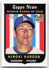 2008 Topps Heritage #524 Hiroki Kuroda