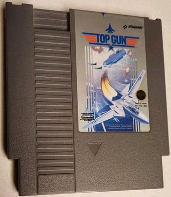 Top Gun Nintendo Entertainment System 1987 Working Nes Video Game Cartridge