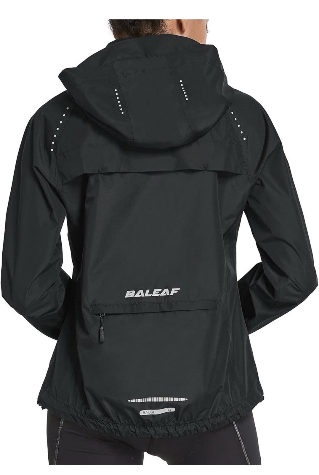 Baleaf Men&rsquo;s Rain Jacket Waterproof Windbreaker Large