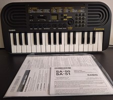 MINI TECLADO SINTETIZADOR CASIO CASIOTONE SA-51 32 TECLAS BSV035144