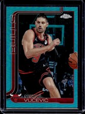 2025-26 Topps Chrome Nikola Vucevic Teal Refractor #/299 Bulls