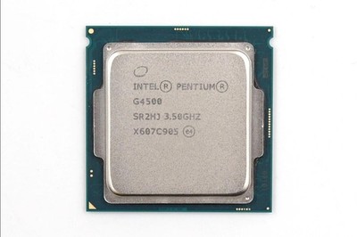 Intel Pentium Dual Core G4500 3.50GHz Socket LGA1151 Processor CPU (SR2HJ)