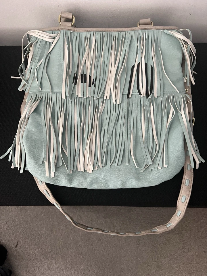 Steve Madden Fringe BOHO |  Shoulder or Crossbody Bag | Faux Leather - Image 3 of 4