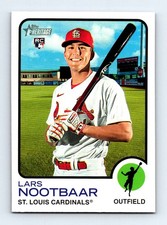 #32 2022 Topps Heritage } Lars Nootbaar RC St. Louis Cardinals